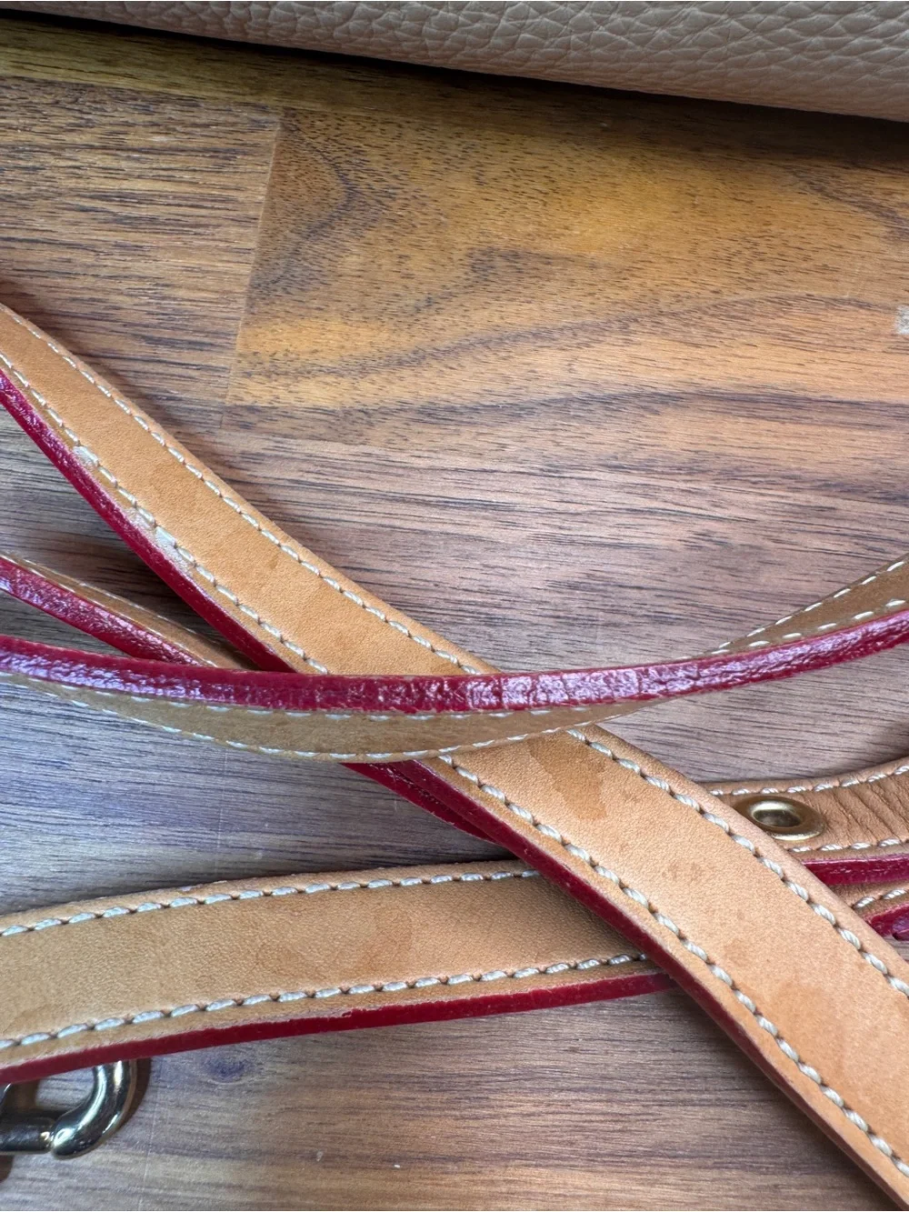 Dooney & Bourke Leather Pebble Tote Pink Lining Extended Shoulder Strap
